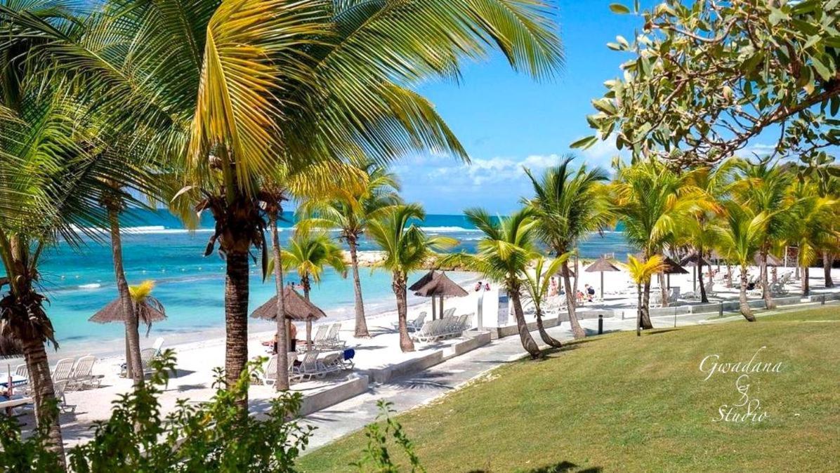 Acces Direct Plage, Vue Mer D'Exception, Les Gwada Studios, Village Vacances Сент-Анн Екстер'єр фото