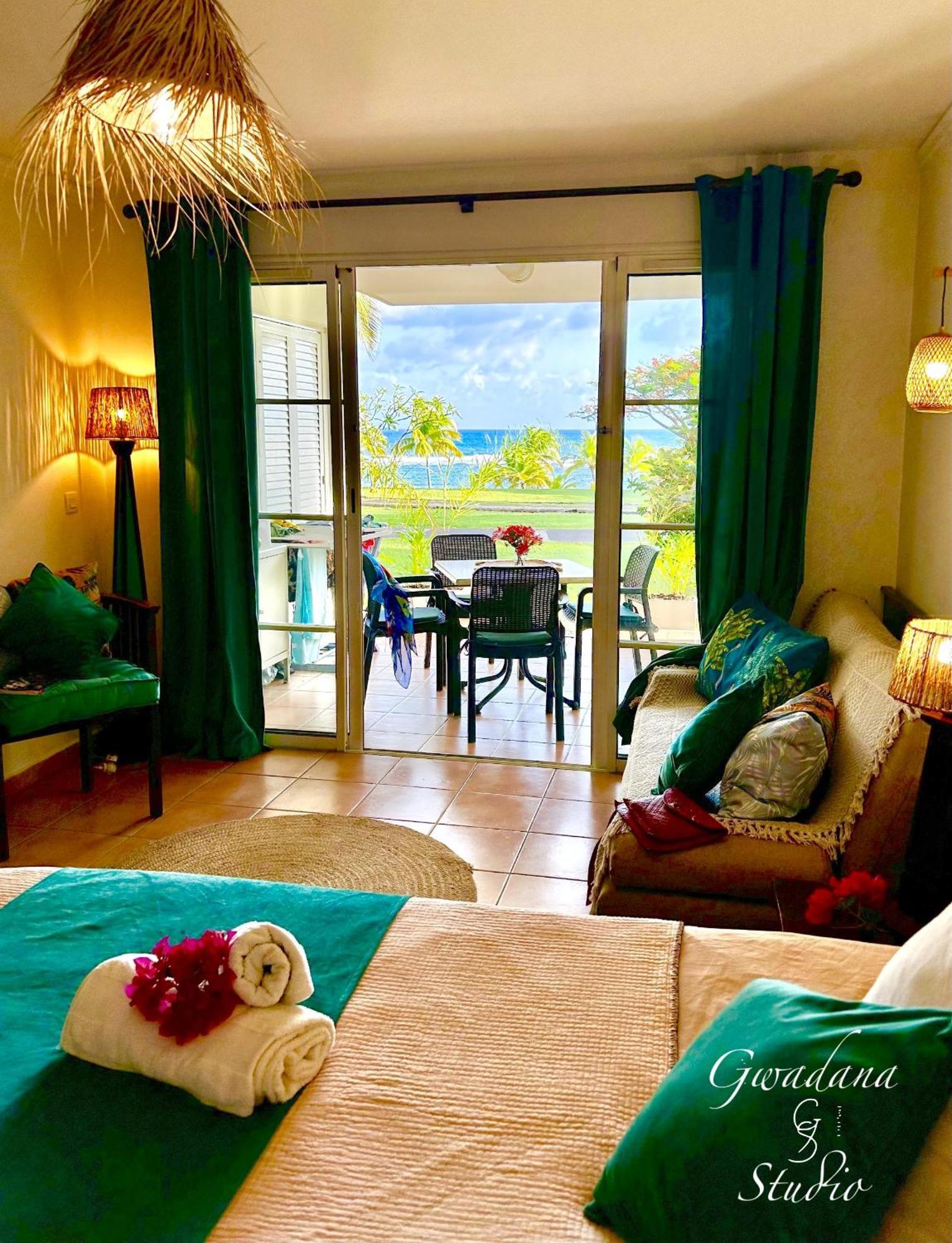 Acces Direct Plage, Vue Mer D'Exception, Les Gwada Studios, Village Vacances Сент-Анн Екстер'єр фото